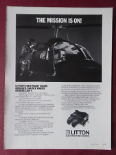 2/1983 PUB LITTON LUNETTE VISION NOCTURNE M-909 NIGHT VISION HELICOPTER AD
