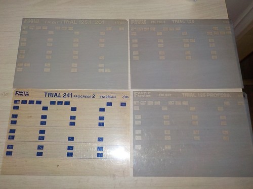 Lot microfiches fantic trial - lot,