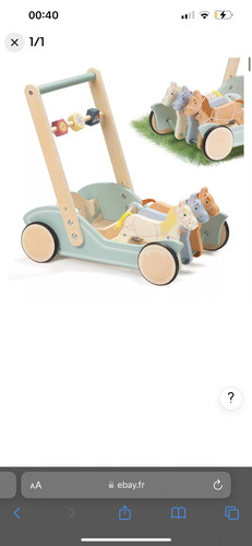 Trotteur bois avec des - bois,