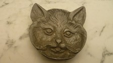 Vide Poche - ramasse monnaie chat étain 99 % - Déco collection pocket empty cat