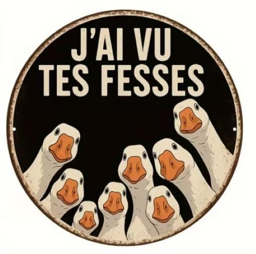 Plaque murale vu tes - plaque,