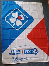 Cyclisme - Grand DRAPEAU supporter équipe 2017 FDJ Tour de France