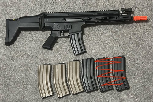Airsoft gbb scar cqc - gbb,