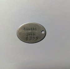 Plaque identité facteur à