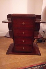 Chevet acajou style Art Déco