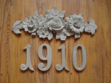 Stuc Art Roses Nombre De L'Année Ornement Bijoux Chiffres - Libre Choix - Béton