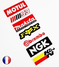 Autocollant sponsors moto - autocollant,