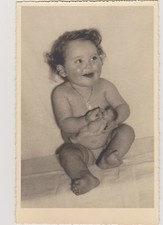 PHOTO ANCIENNE FILLETTE APRES