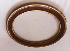 Cadre ovale en bois laqué et