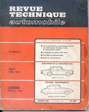 REVUE TECHNIQUE AUTOMOBILE n°250 Février 1967 - Simca 1300-1301 - Citroën ID 19B