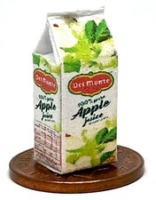 Maison De Poupée Jus De Pomme Petit Vide Carton Miniature Fait Main Tumdee