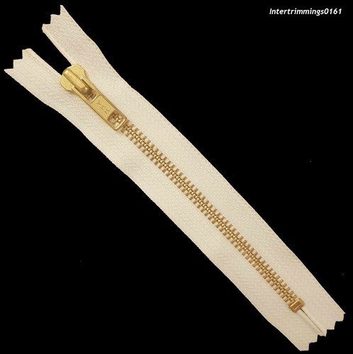 Fermeture éclair ykk blanche - fermeture,