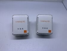 2 Prise Liveplug HD - 200 Mbits/s Orange - excellent état