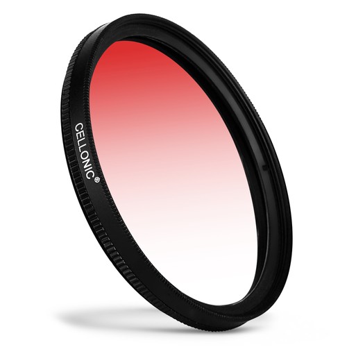 Filtre dégradé rouge 62mm - filtre,
