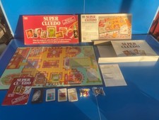 JEU DE SOCIETE " SUPER CLUEDO "  PAR PARKER 1991 VINTAGE Livré Gratuit N°1