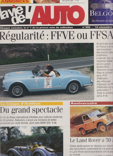 Vie auto n 865 - de, l'auto