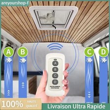 14" caravane lucarne toit évent télécommande camping-car RV ventilateur FR