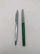 Parure Stylo Reynolds, plume et bille, vert