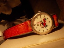 Montre Action enfant motif vieille voiture pile incluse