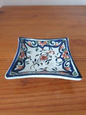 Cendrier en porcelaine décor