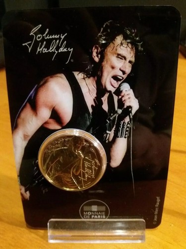 Médaille johnny hallyday - ***médaille,
