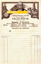 Facture vierge MAISON VILAIN - FELIX POTIN - St-Gilles-Croix de-Vie Vendée