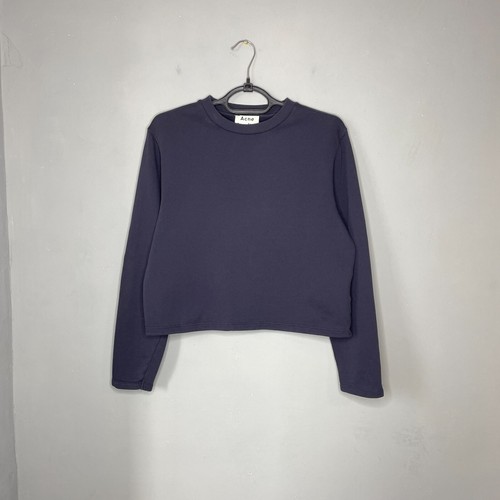Sweat shirt crop col rond - sweat-shirt,