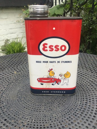 Ancien bidon huile - bidon, esso