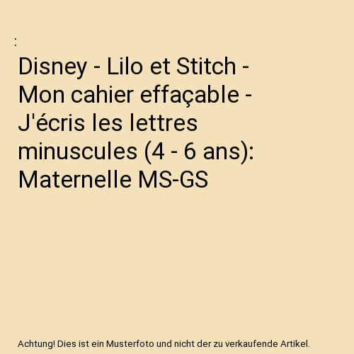 Disney lilo stitch mon - -,