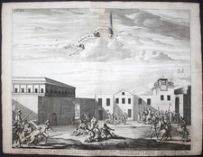 Jérusalem Israël Terre Sainte Palestine Station De La Croix Gravure Élégante