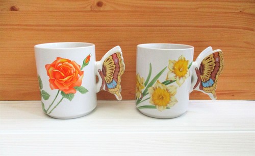 Mugs vintage motif floral - 2,