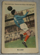 CARTE FOOTBALL - Collection chewing-Gum OLYMPIAD - BLIARD - RARE
