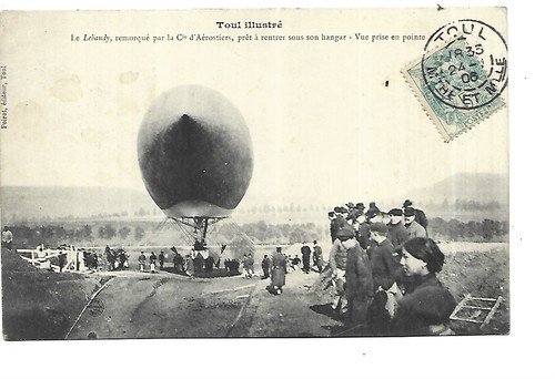 Aviation toul dirigeable - toul,