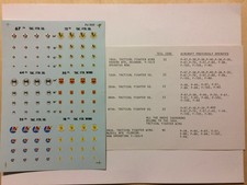 1/72 MICROSCALE 72-305 : DECALS INSIGNES BADGES USAF TFW 18 56 TFS 12 25 34 67