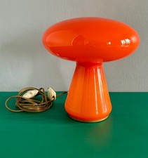 Lampe à poser - Orange - Opaline - Vintage 70'