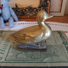 Ancienne agrafeuse laiton - ancienne, en