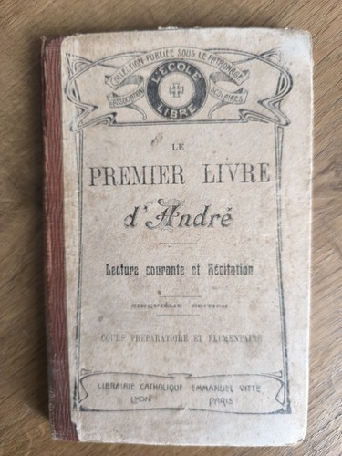 Ancien livre scolaire - scolaire, le