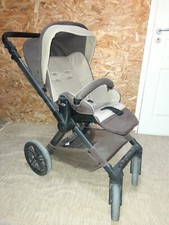 Poussette JANE Mumm Trio ensemble Cosy, nacelle, hamac, base isofix, pratique.