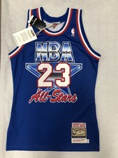 Maillot NBA Mitchell & Ness Michael Jordan 23 All Star 1993 Bleu - Taille Small