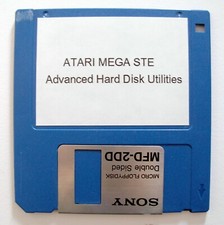 Disquette disk ATARI MEGA STE Hard Disk Utilities HDX AHDI HINSTALL ST STF / TT