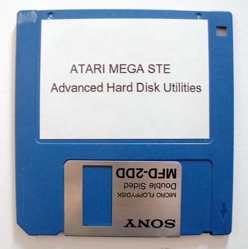 Disquette disk atari mega - disk,