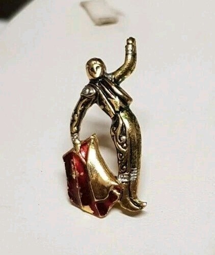 Ancien bijou broche corrida - broche,