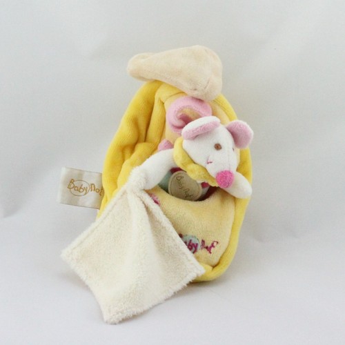 Doudou souris mouchoir dans