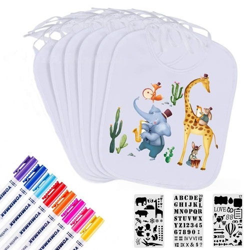 Pcs bavoirs blancs - bavoirs,