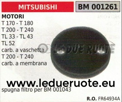 Fr64934a éponge filtre air - Éponge, à