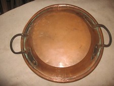 fond de tourtière cuivre fin