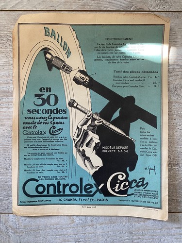 Ancienne brochure publicitaire - ancienne,