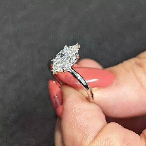 Bague solitaire - , de