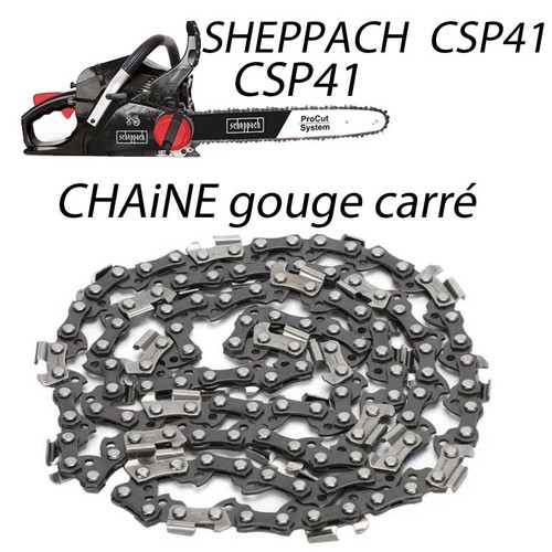 Chaînes gouge carré bois - gouge, sec