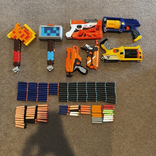Assorted nerf guns - assorted, and